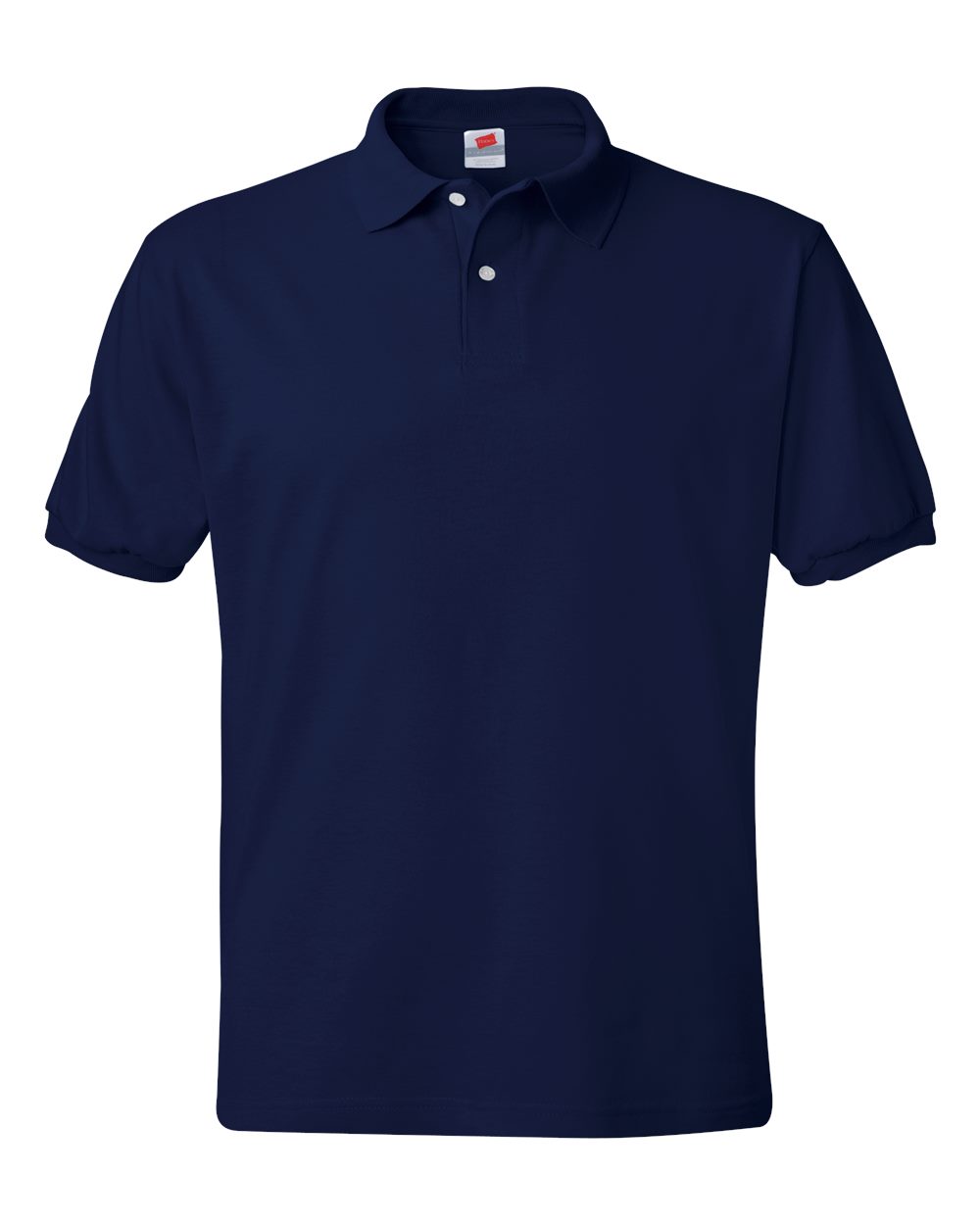 Men's Ecosmart® Jersey Polo - Front - B11000653 - Navy