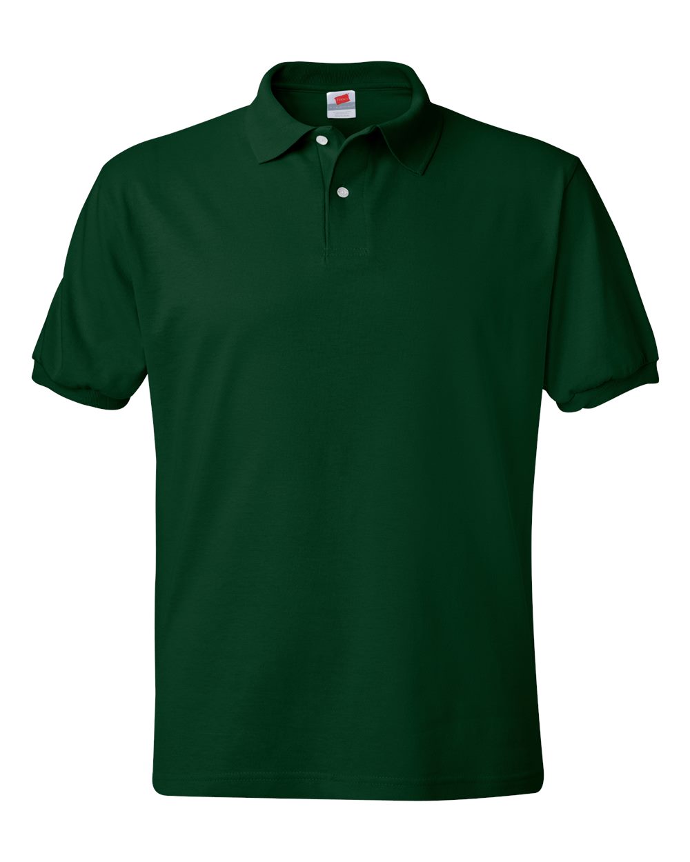 Men's Ecosmart® Jersey Polo - Front - B11000873 - Deep Forest