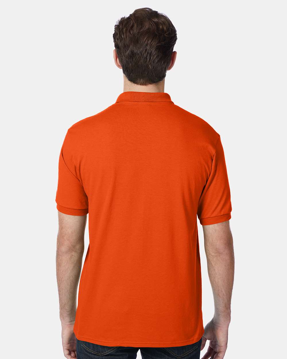 Men's Ecosmart® Jersey Polo - OnModelBack - B11000663 - Orange