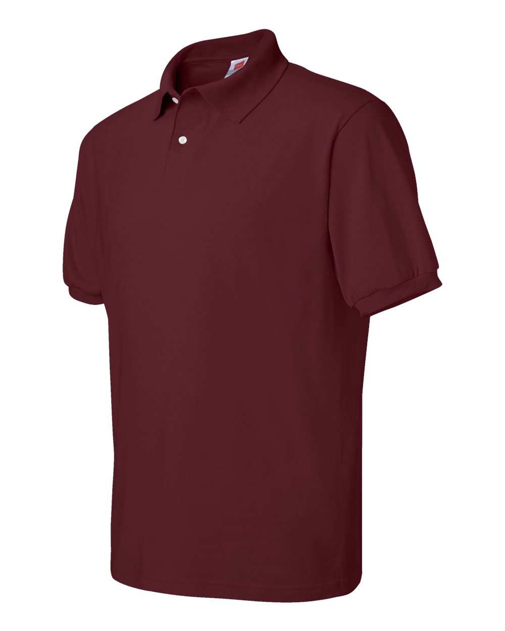 Men's Ecosmart® Jersey Polo - Side - B11000533 - Maroon