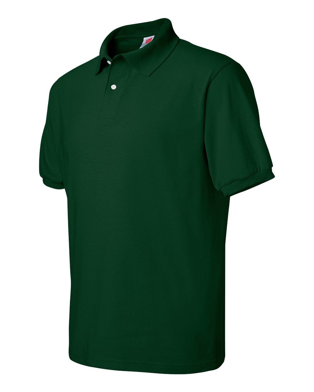 Men's Ecosmart® Jersey Polo - Side - B11000873 - Deep Forest