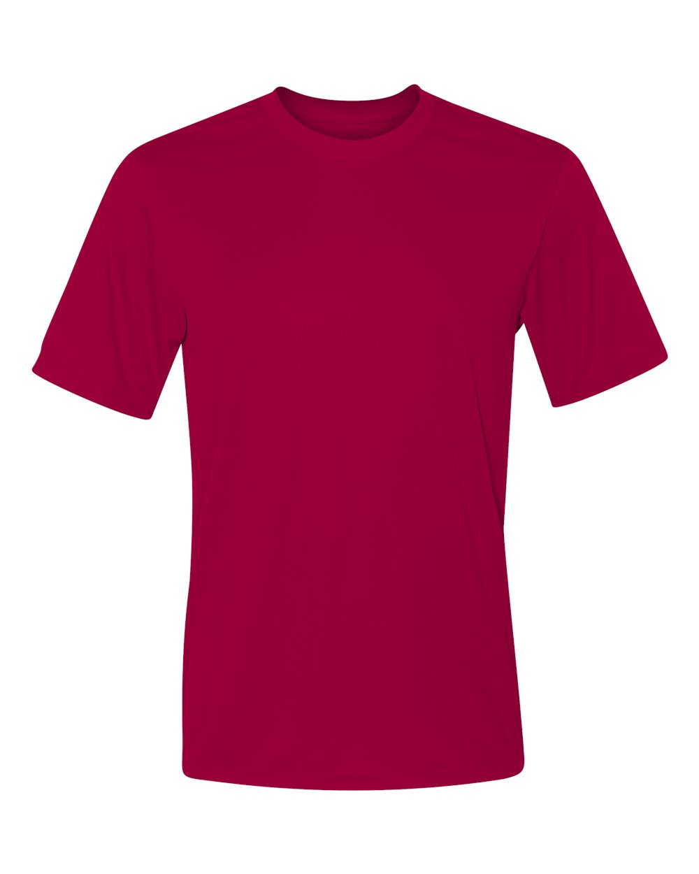 Unisex Cool DRI® Performance T-Shirt - Front - B00100223 - Deep Red