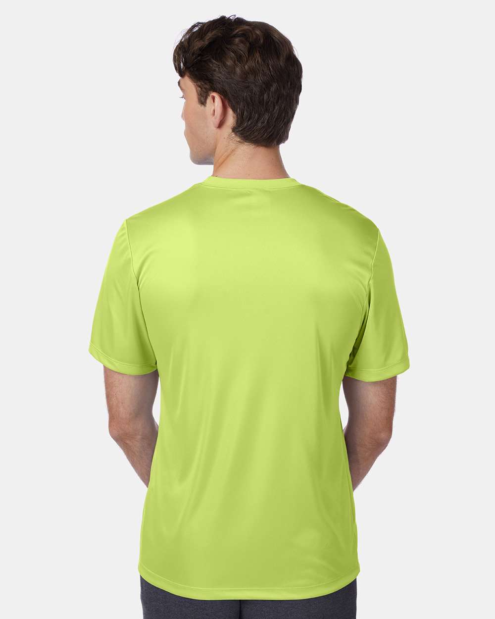 Unisex Cool DRI® Performance T-Shirt - OnModelBack - B00100162 - Safety Green