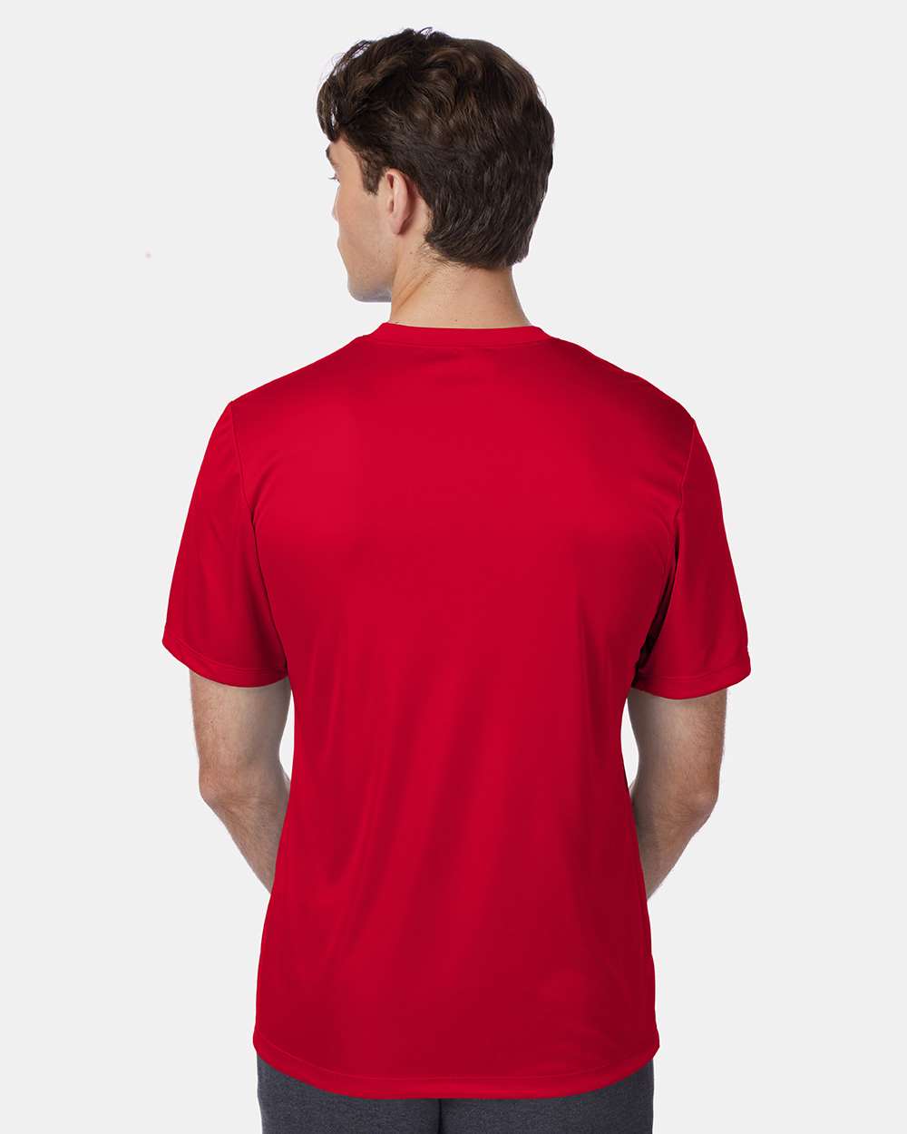 Unisex Cool DRI® Performance T-Shirt - OnModelBack - B00100223 - Deep Red