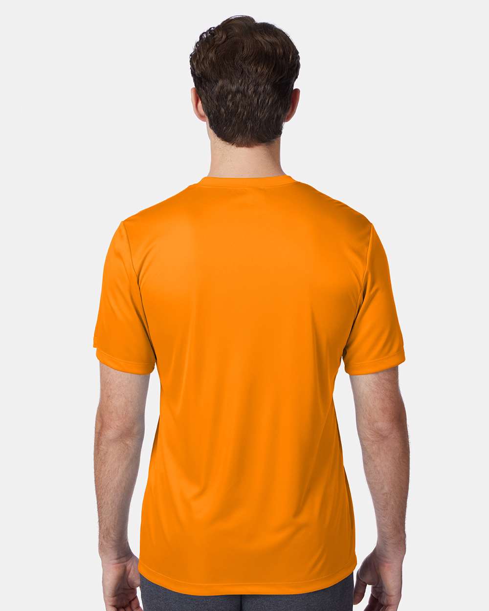 Unisex Cool DRI® Performance T-Shirt - OnModelBack - B00100343 - Safety Orange