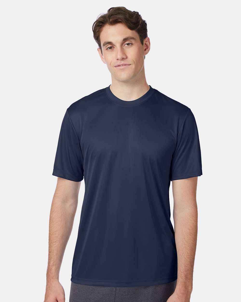 Unisex Cool DRI® Performance T-Shirt - OnModelFront - B00100653 - Navy