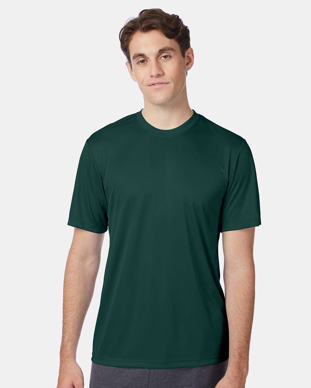 Unisex Cool DRI® Performance T-Shirt - OnModelFront - B00100873 - Deep Forest