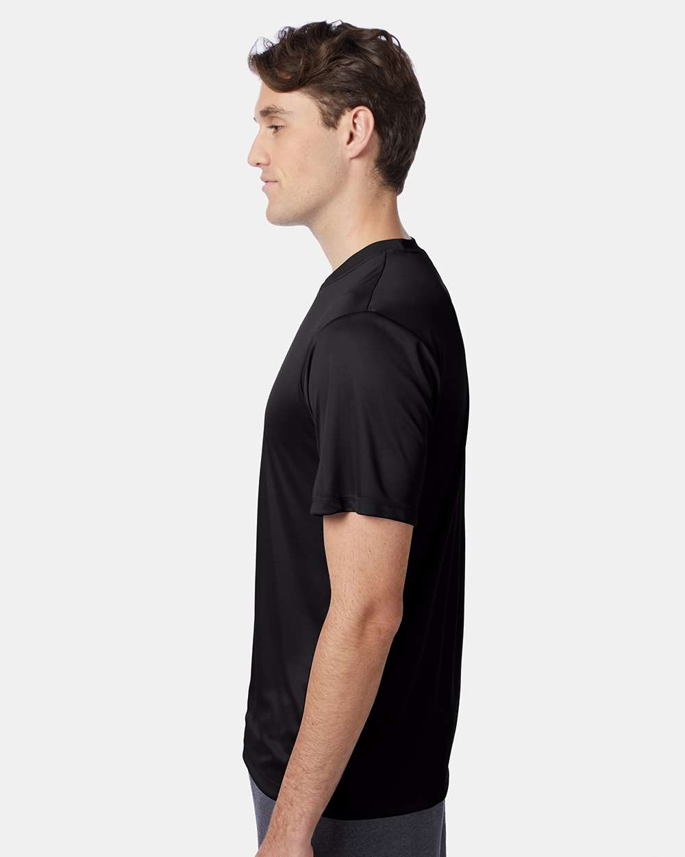 Unisex Cool DRI® Performance T-Shirt - OnModelSide - B00100503 - Black
