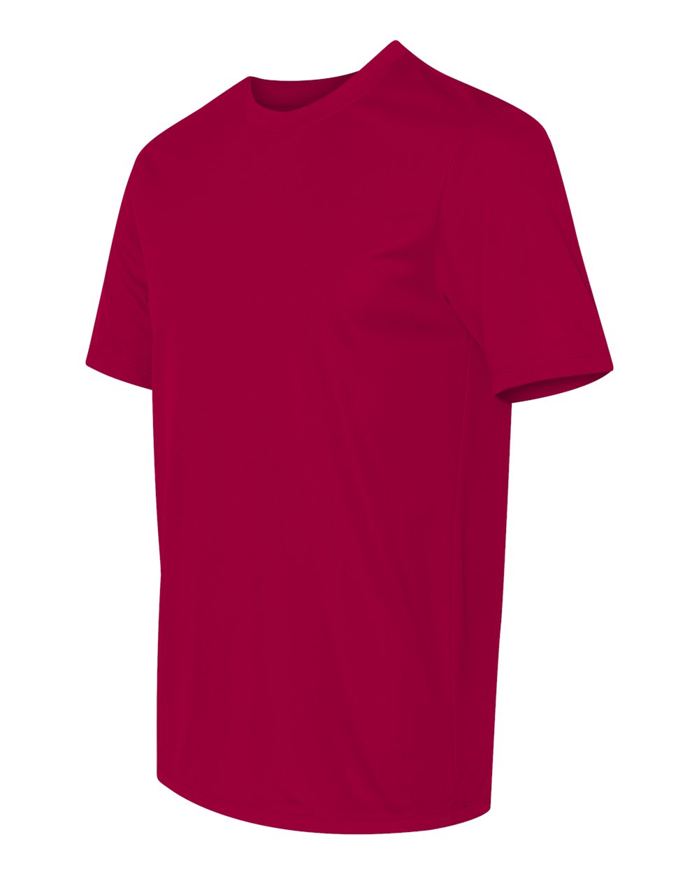 Unisex Cool DRI® Performance T-Shirt - Side - B00100223 - Deep Red
