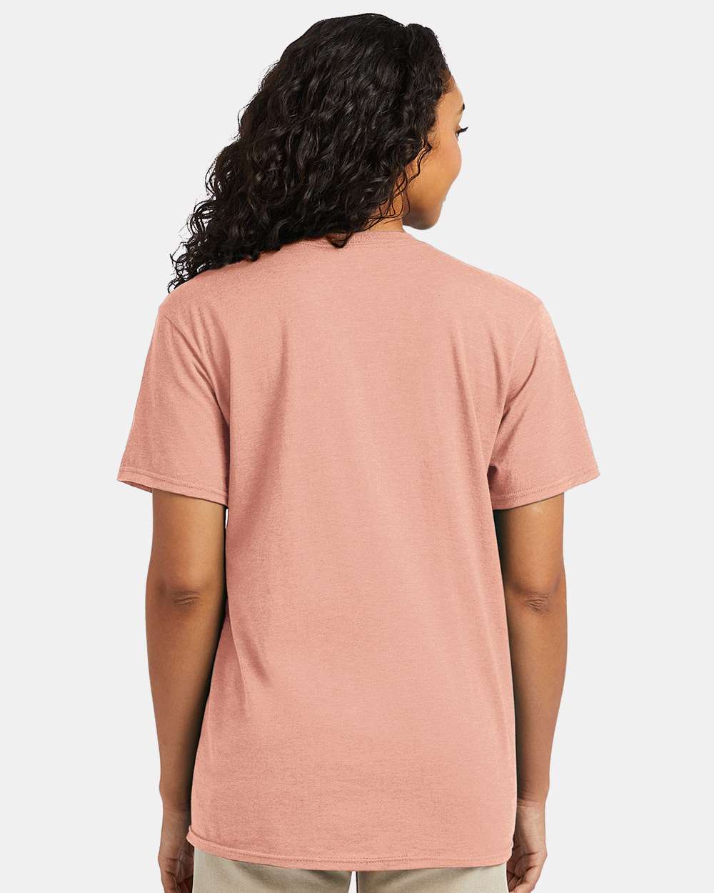 Perfect-T T-Shirt - OnModelBack - B00600333 - Marbled Cantaloupe