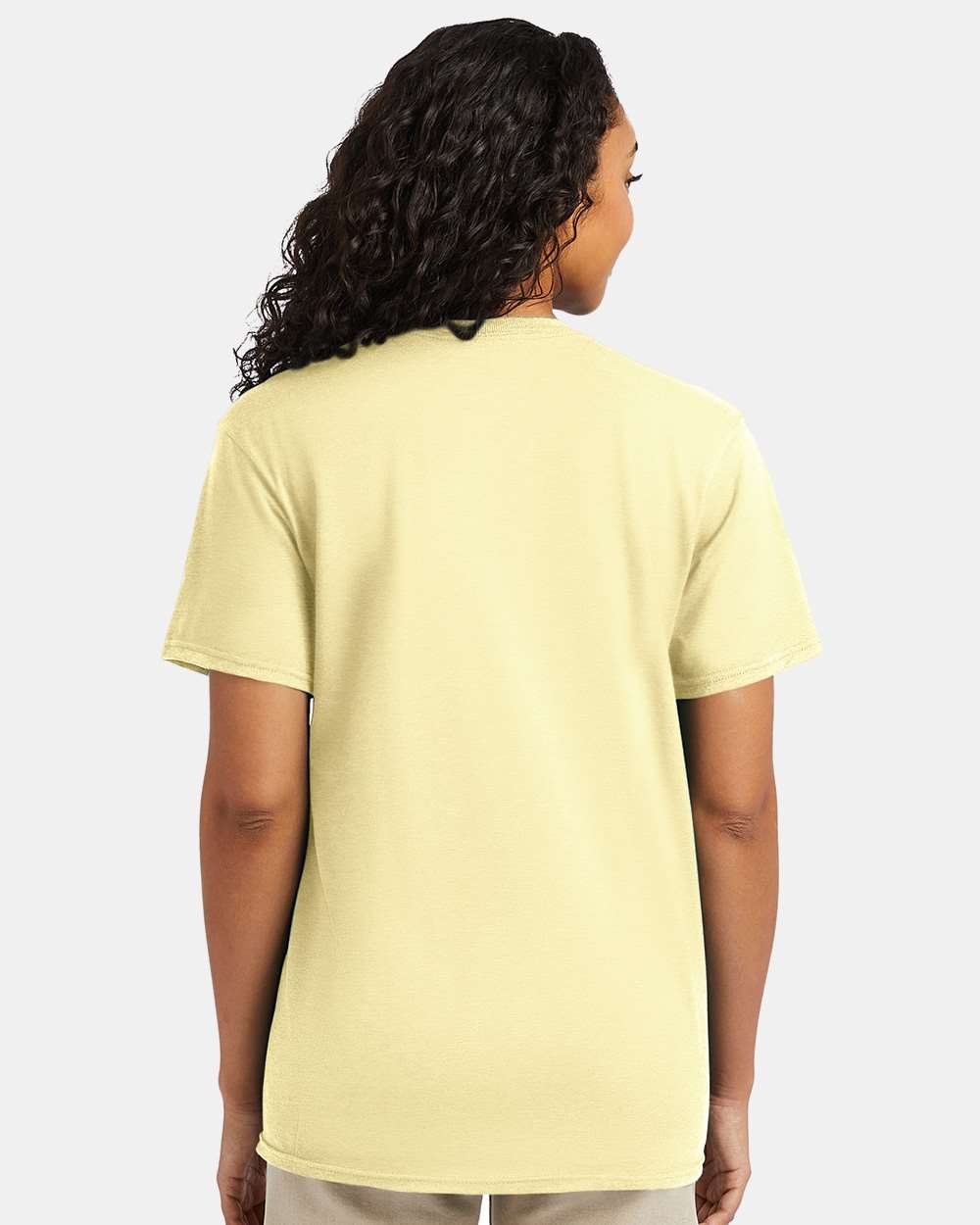 Perfect-T T-Shirt - OnModelBack - B00600413 - Lemon Meringue Heather