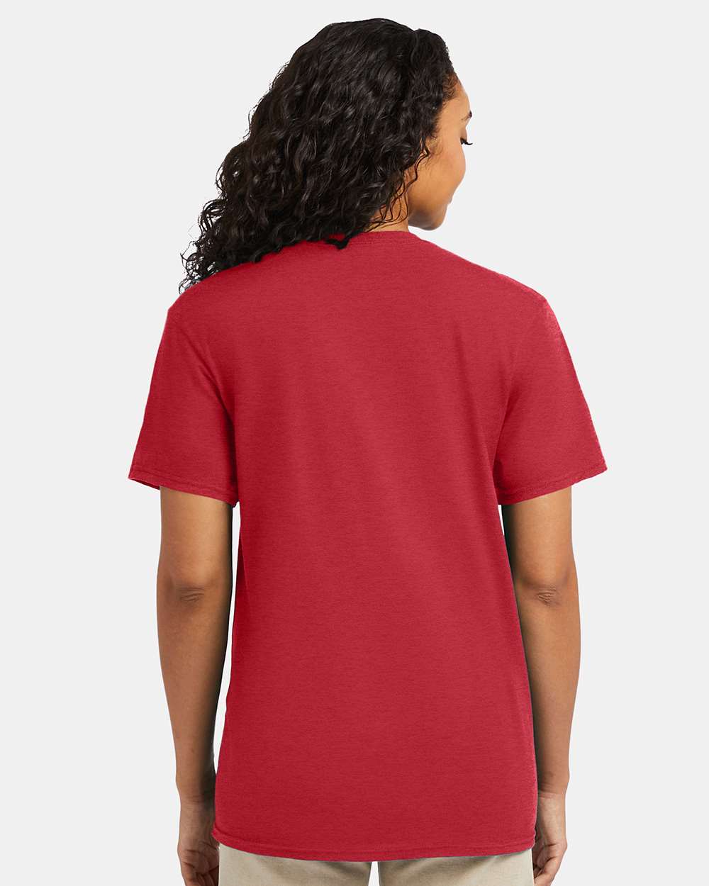 Perfect-T T-Shirt - OnModelBack - B00600713 - Heather Red