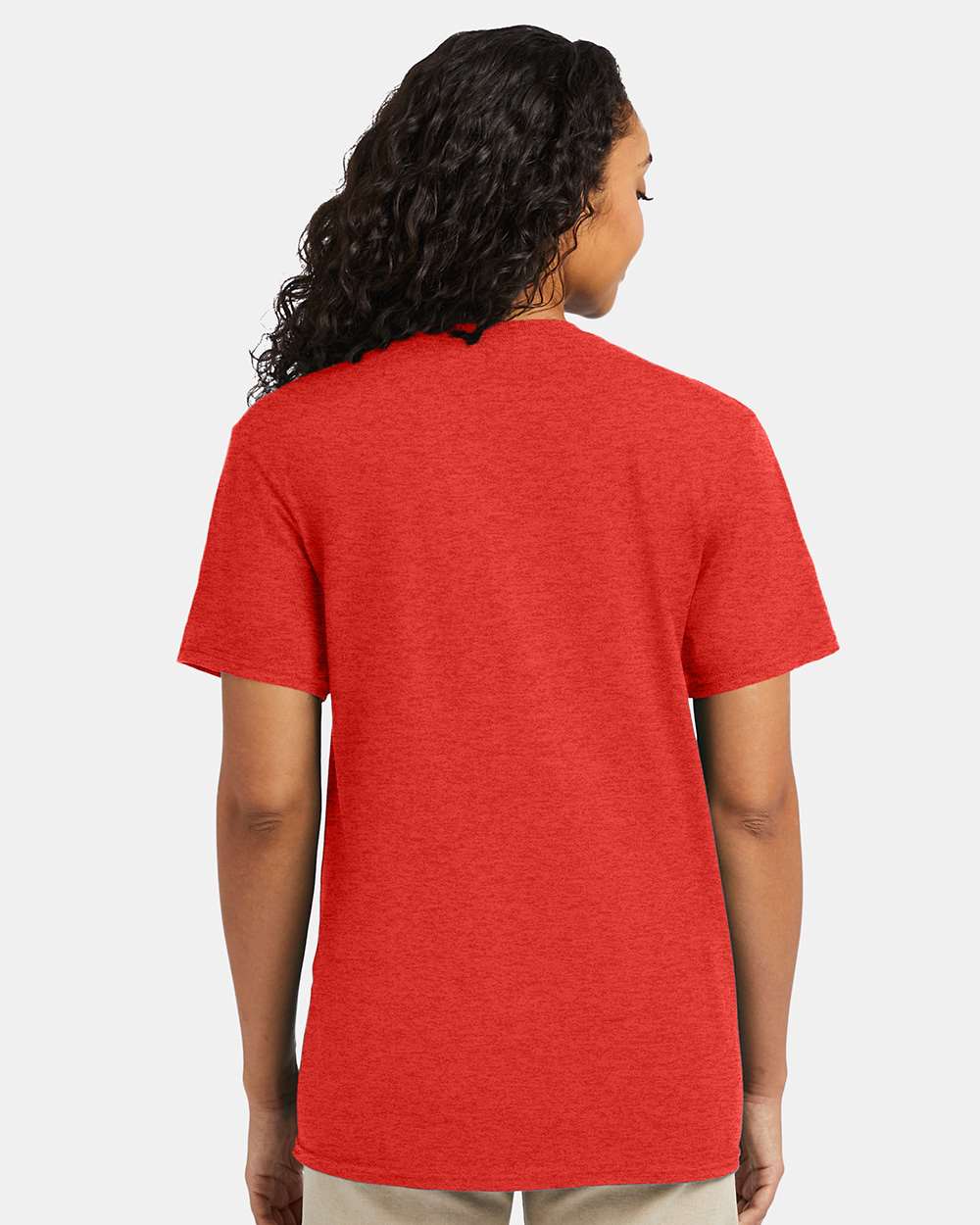 Perfect-T T-Shirt - OnModelBack - B00600753 - Poppy Red Heather