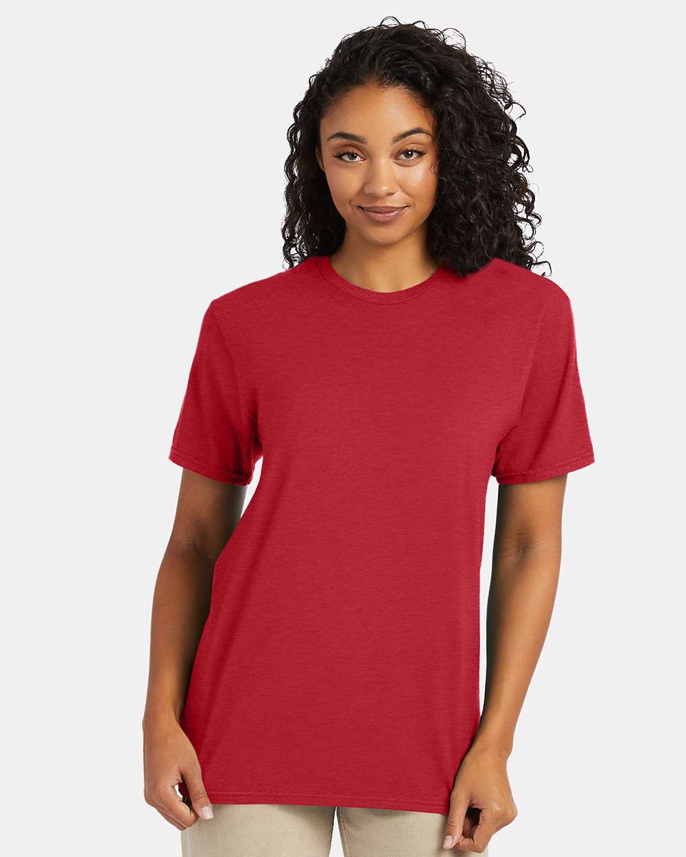 Perfect-T T-Shirt - OnModelFront - B00600713 - Heather Red