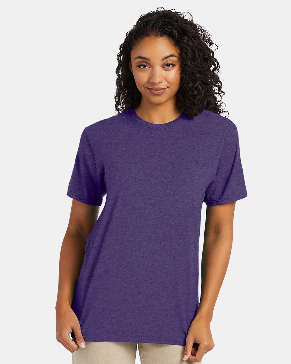 Perfect-T T-Shirt - OnModelFront - B00600723 - Grape Smash Heather