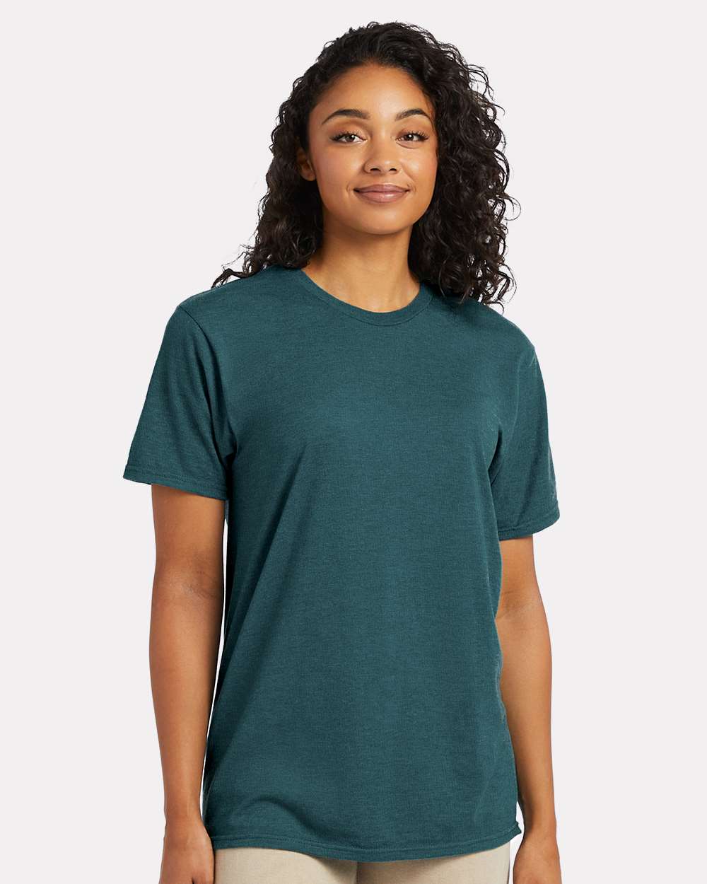 Perfect-T T-Shirt - OnModelFront - B00600893 - Jade Pine Heather