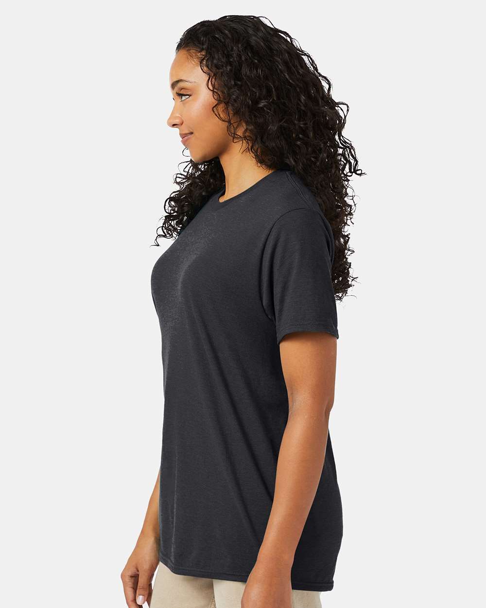 Perfect-T T-Shirt - OnModelSide - B00600093 - Charcoal Heather