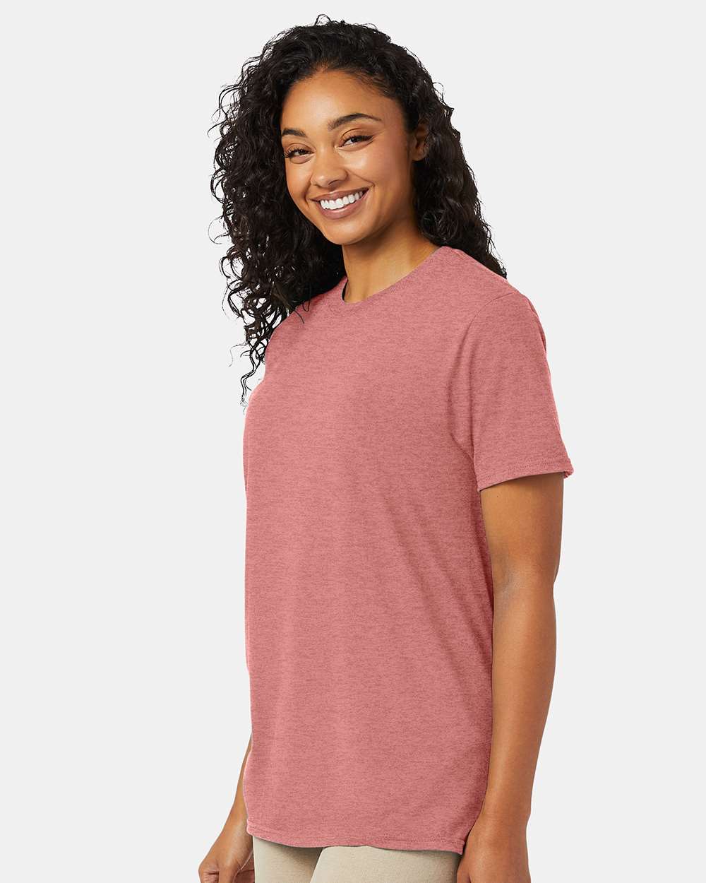 Perfect-T T-Shirt - OnModelSide - B00600283 - Mauve Heather