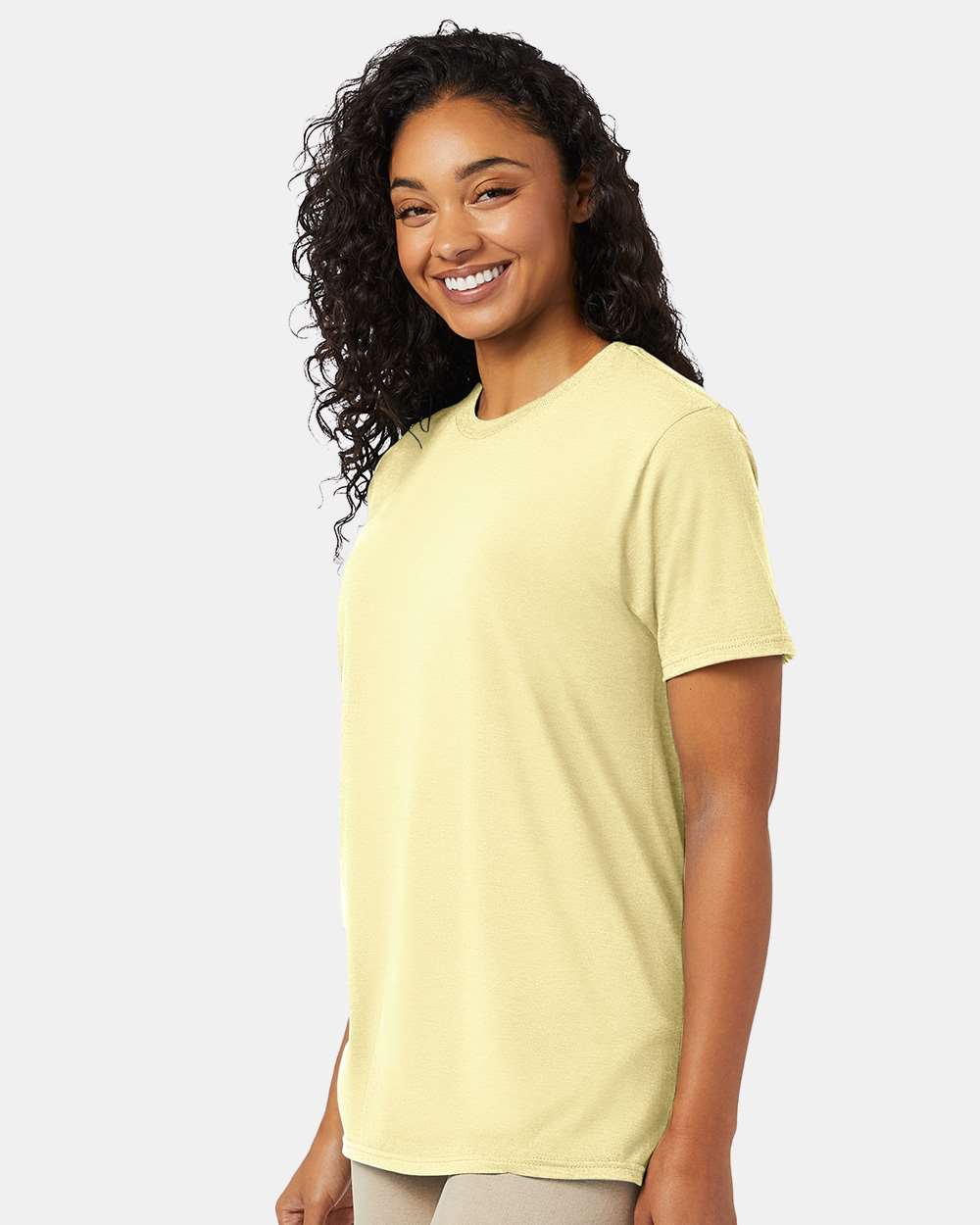 Perfect-T T-Shirt - OnModelSide - B00600413 - Lemon Meringue Heather