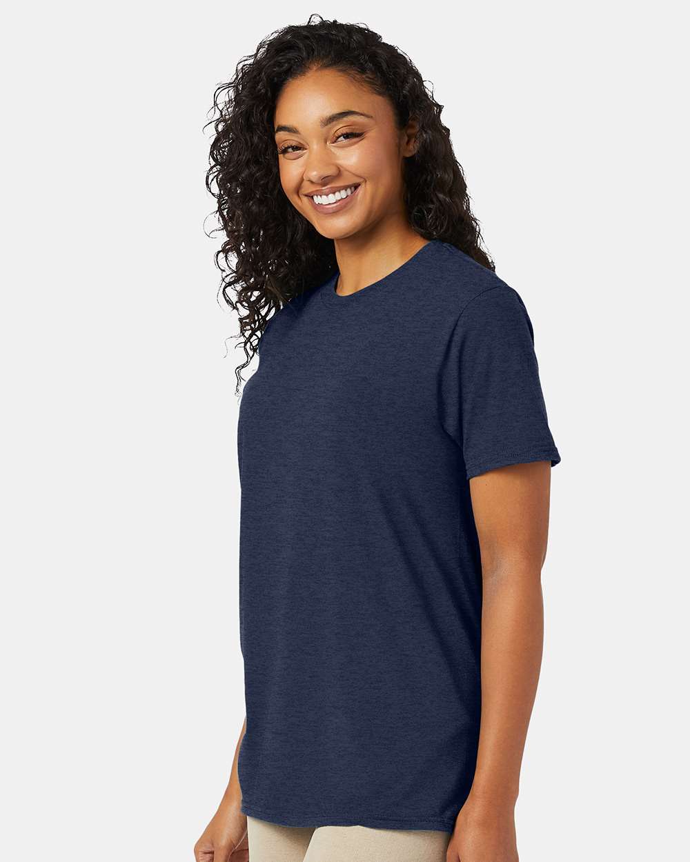 Perfect-T T-Shirt - OnModelSide - B00600623 - Heather Navy