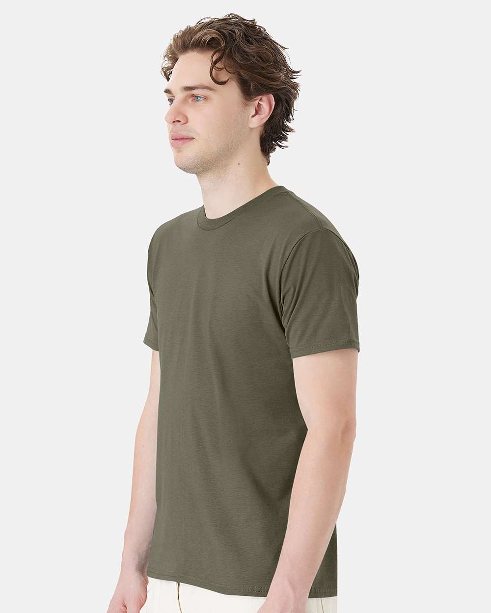 Perfect-T T-Shirt - OnModelSide - B00600643 - Fatigue Green