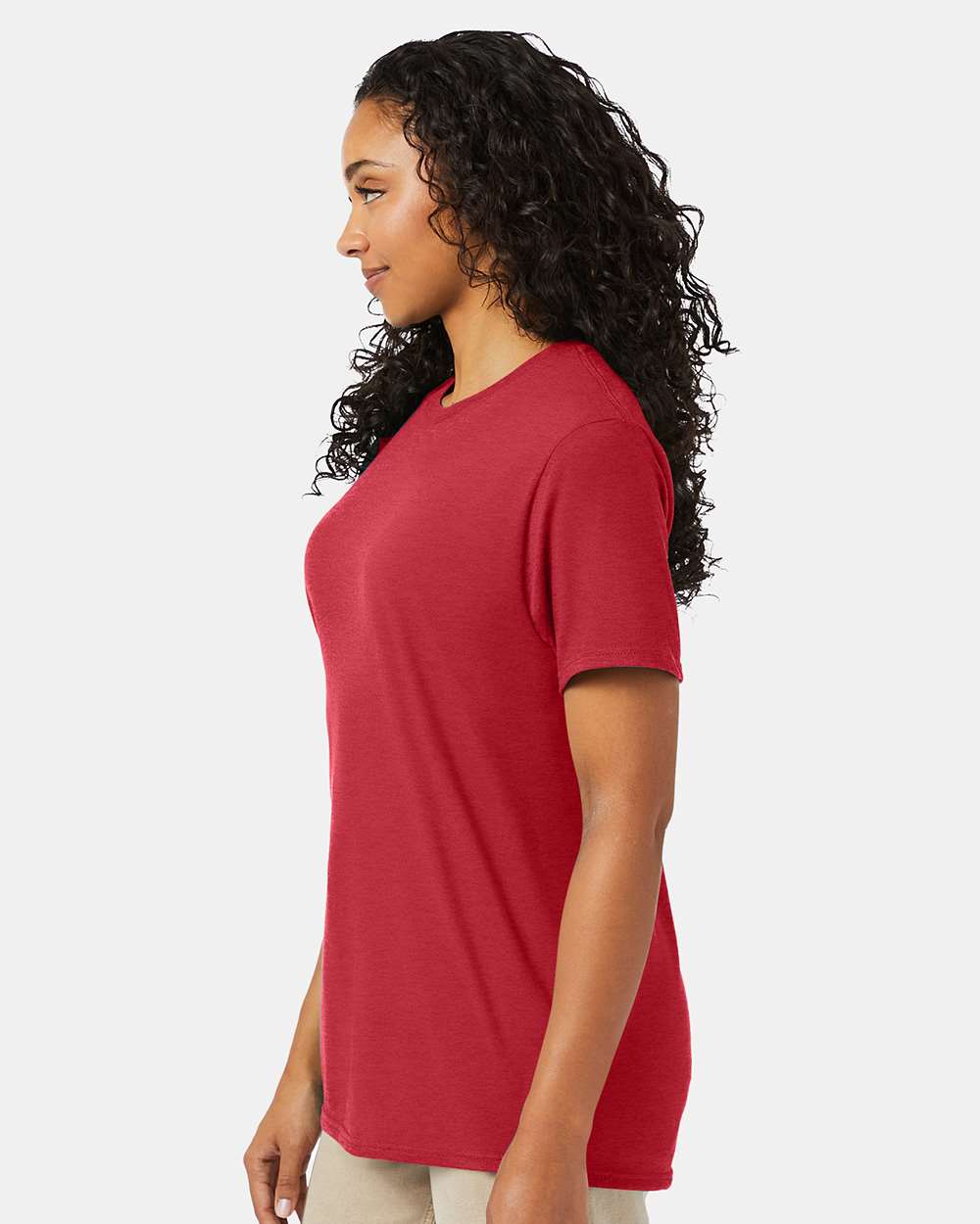 Perfect-T T-Shirt - OnModelSide - B00600713 - Heather Red