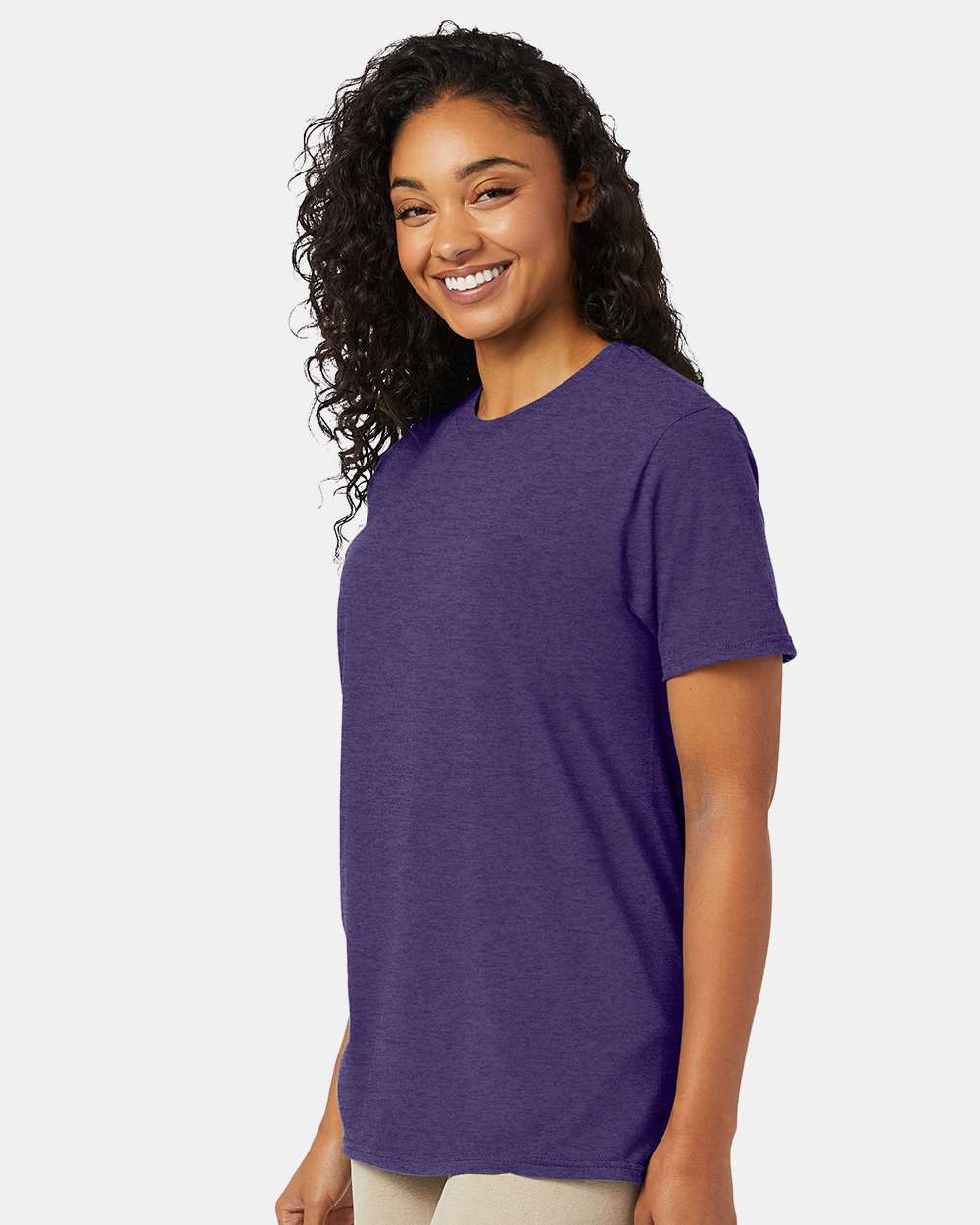 Perfect-T T-Shirt - OnModelSide - B00600723 - Grape Smash Heather