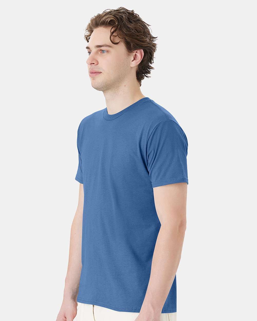 Perfect-T T-Shirt - OnModelSide - B00600983 - Denim Blue