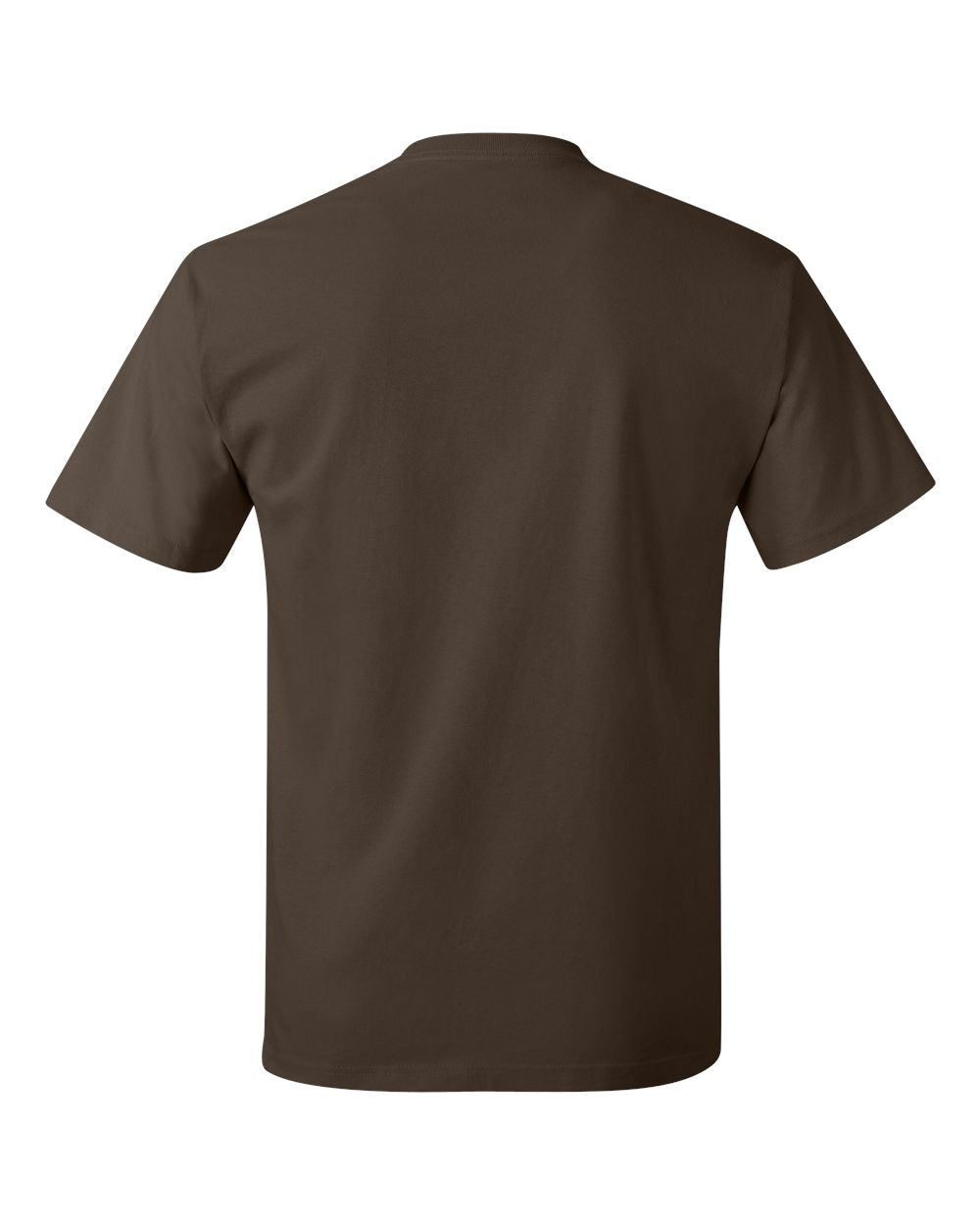 Unisex Authentic T-Shirt - Back - B00700054 - Dark Chocolate