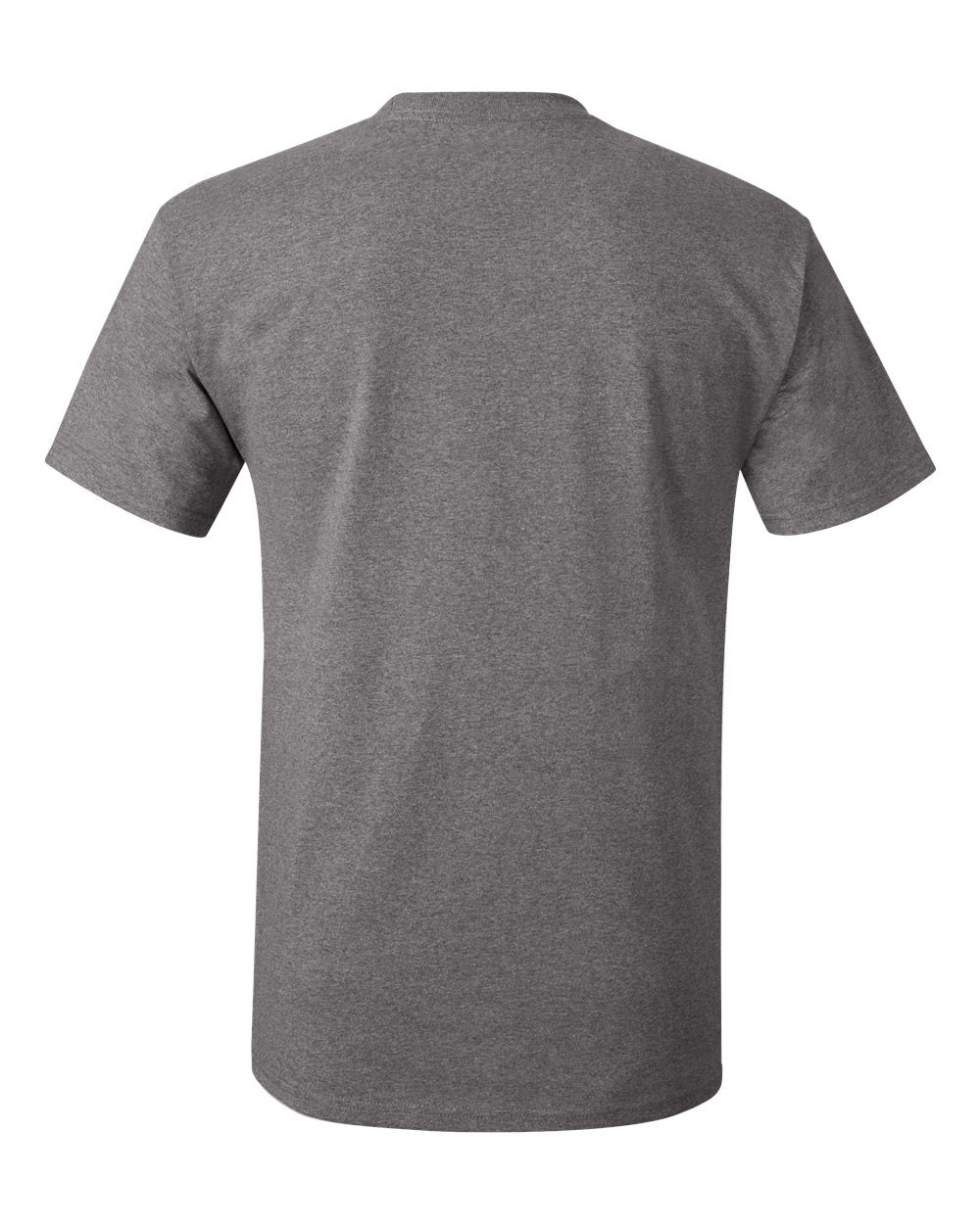 Unisex Authentic T-Shirt - Back - B00700093 - Charcoal Heather