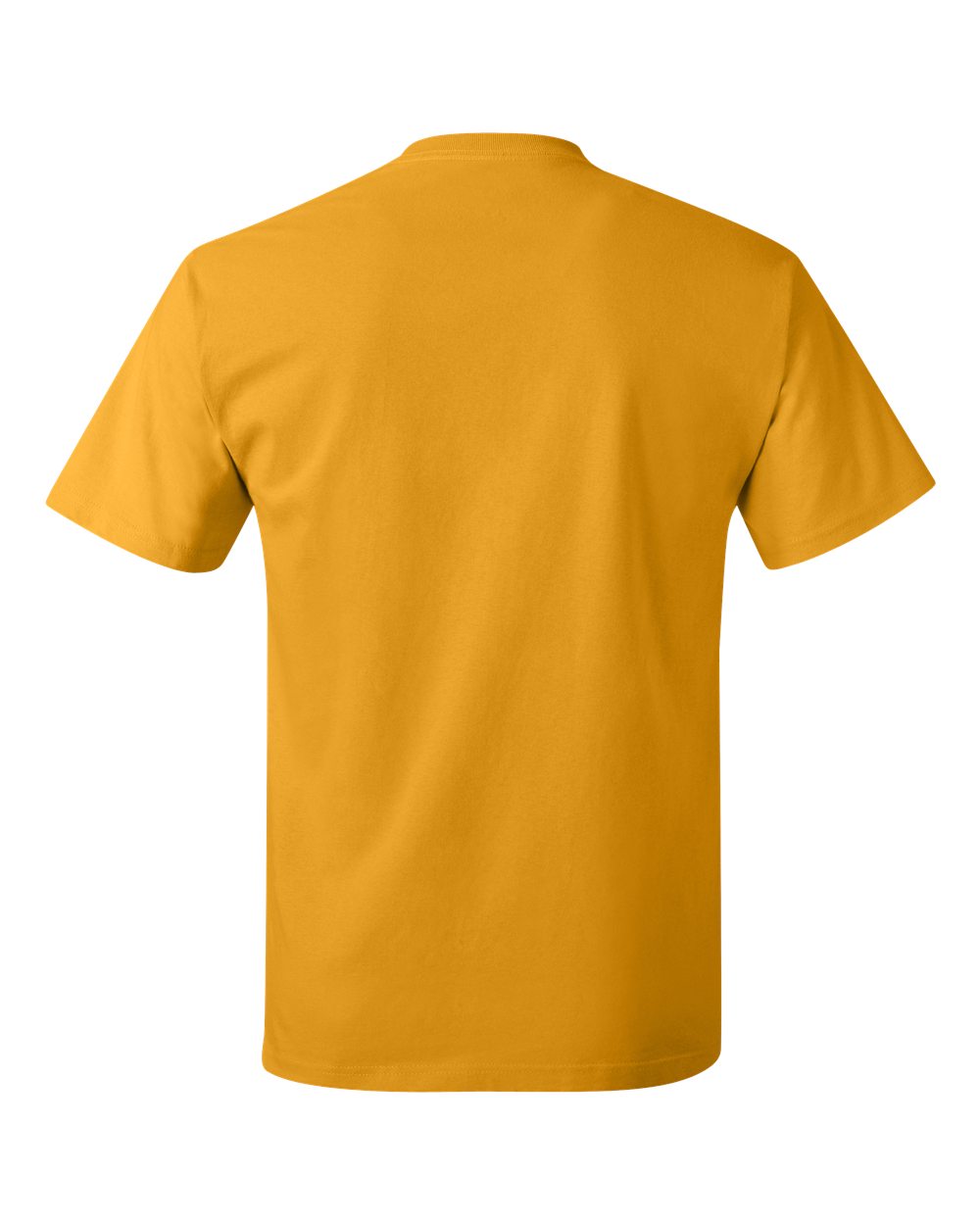 Unisex Authentic T-Shirt - Back - B00700124 - Gold