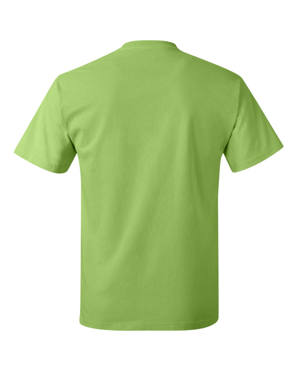 Unisex Authentic T-Shirt - Back - B00700173 - Lime