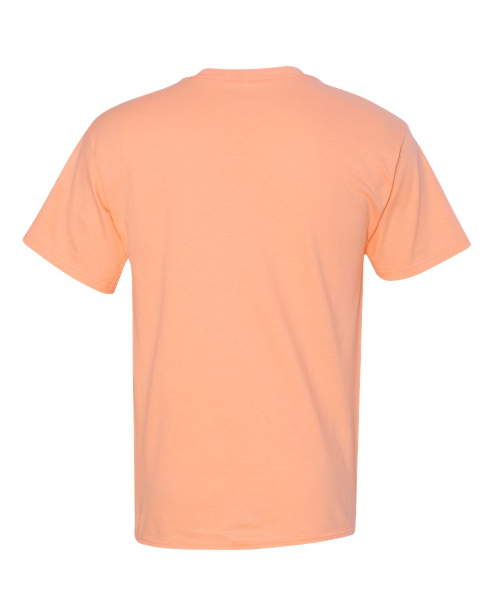 Unisex Authentic T-Shirt - Back - B00700183 - Candy Orange