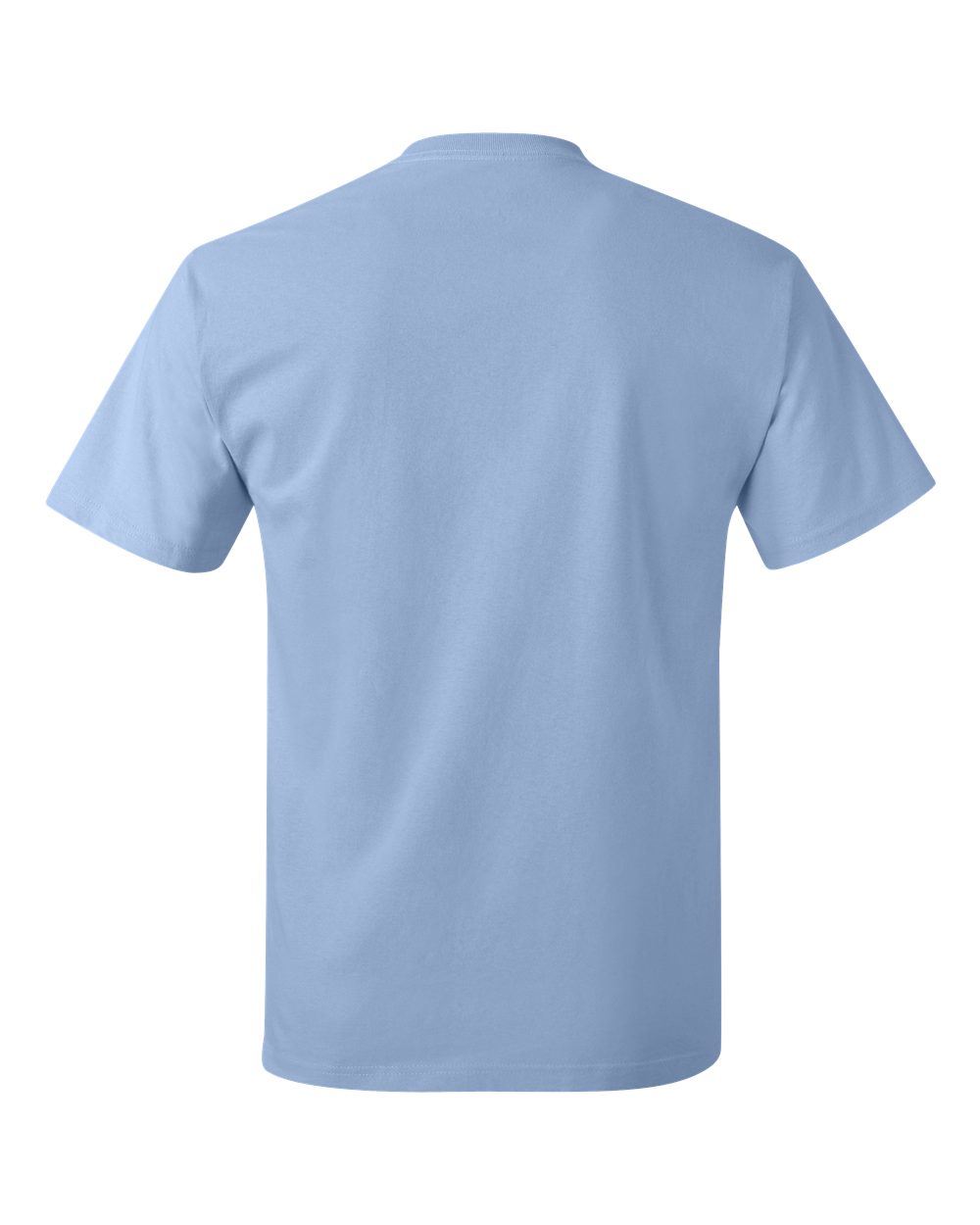 Unisex Authentic T-Shirt - Back - B00700253 - Light Blue