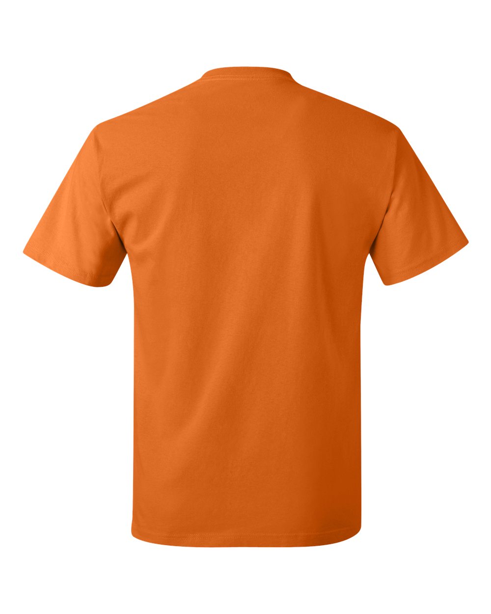 Unisex Authentic T-Shirt - Back - B00700343 - Safety Orange
