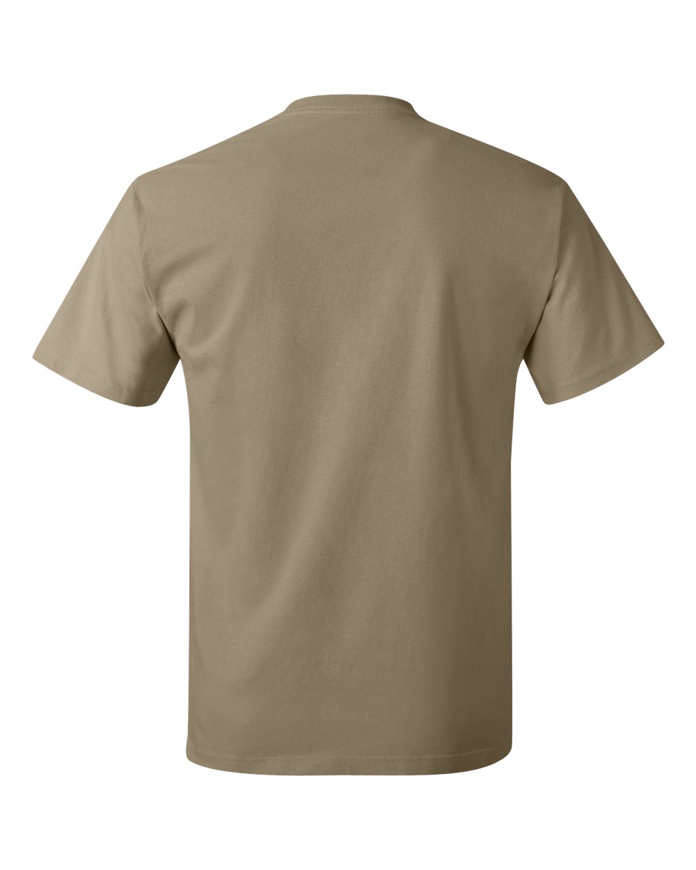Unisex Authentic T-Shirt - Back - B00700363 - Pebble