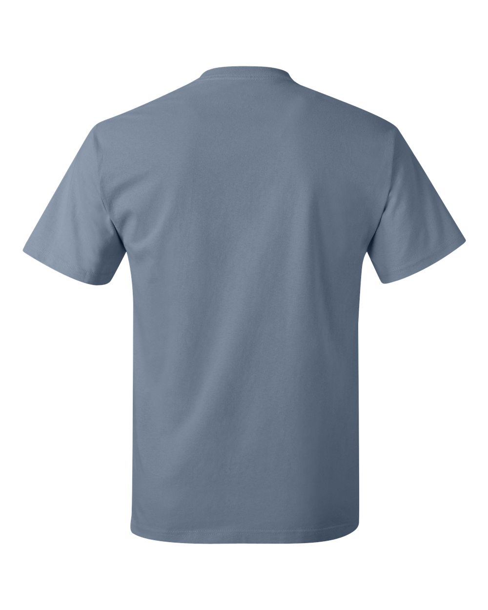 Unisex Authentic T-Shirt - Back - B00700373 - Stonewashed Blue