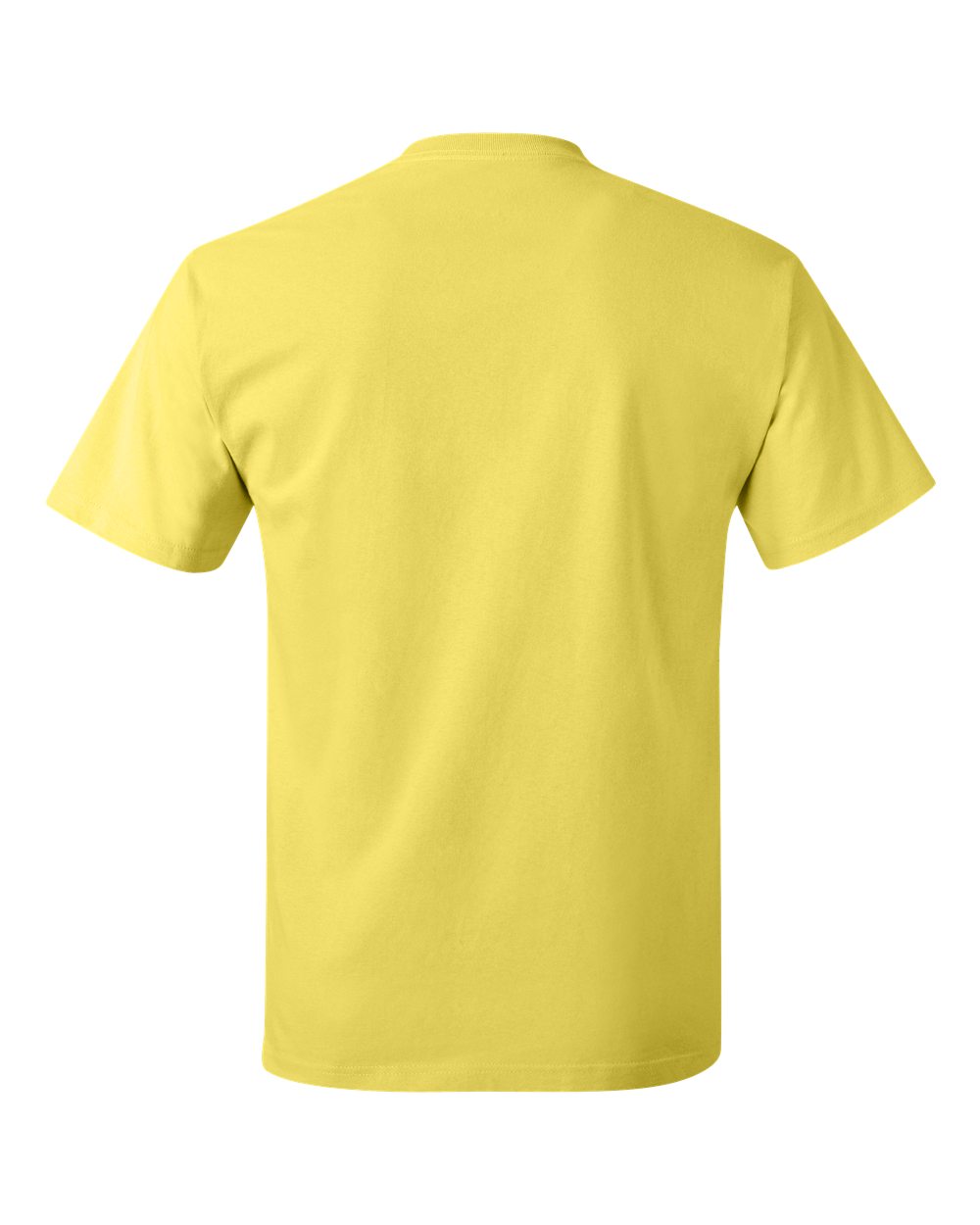 Unisex Authentic T-Shirt - Back - B00700413 - Yellow