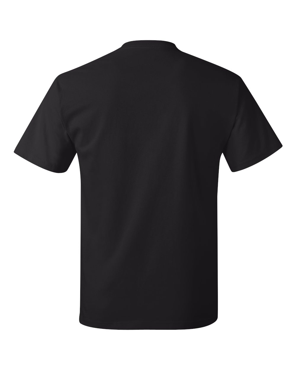 Unisex Authentic T-Shirt - Back - B00700503 - Black
