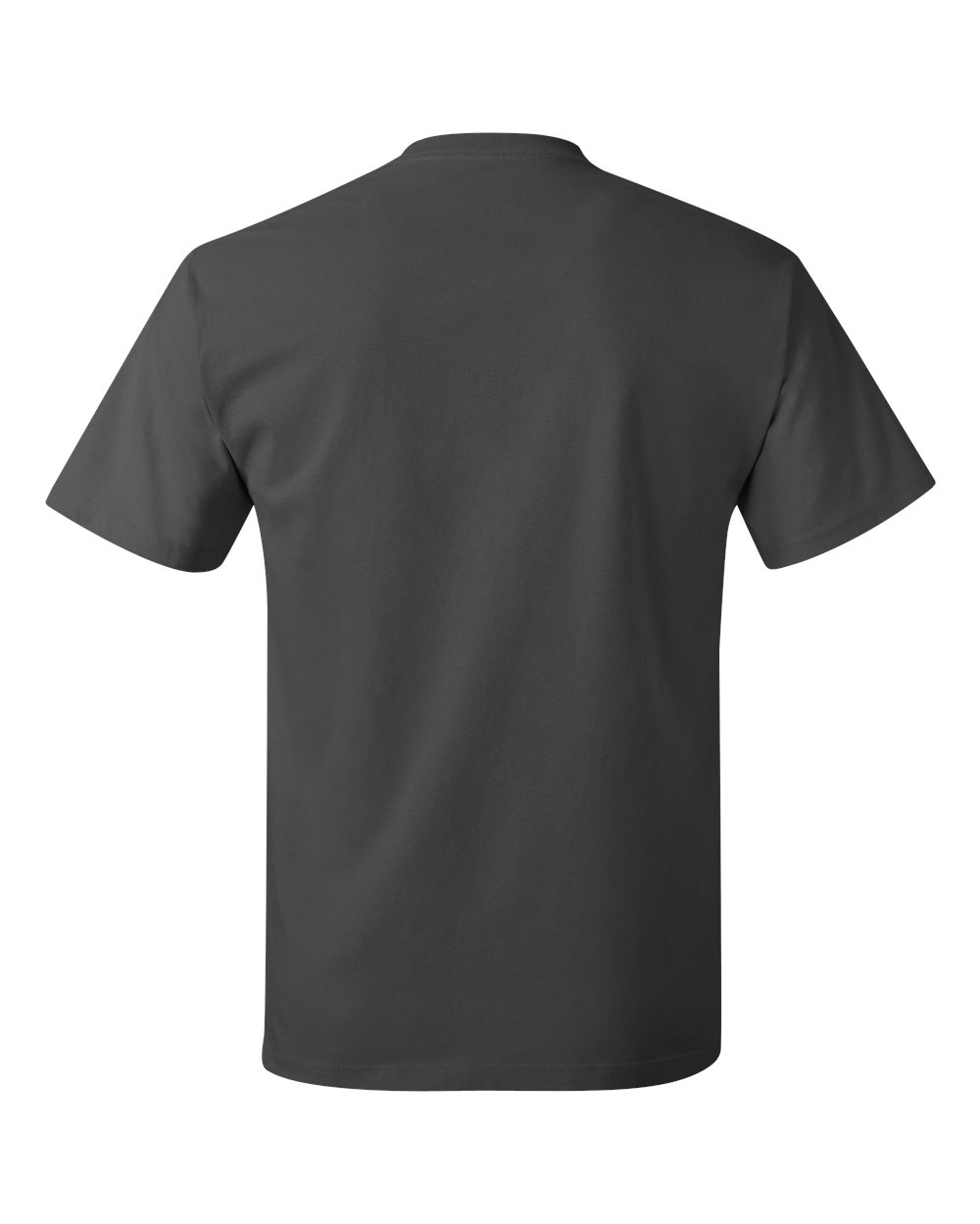 Unisex Authentic T-Shirt - Back - B00700513 - Smoke Grey