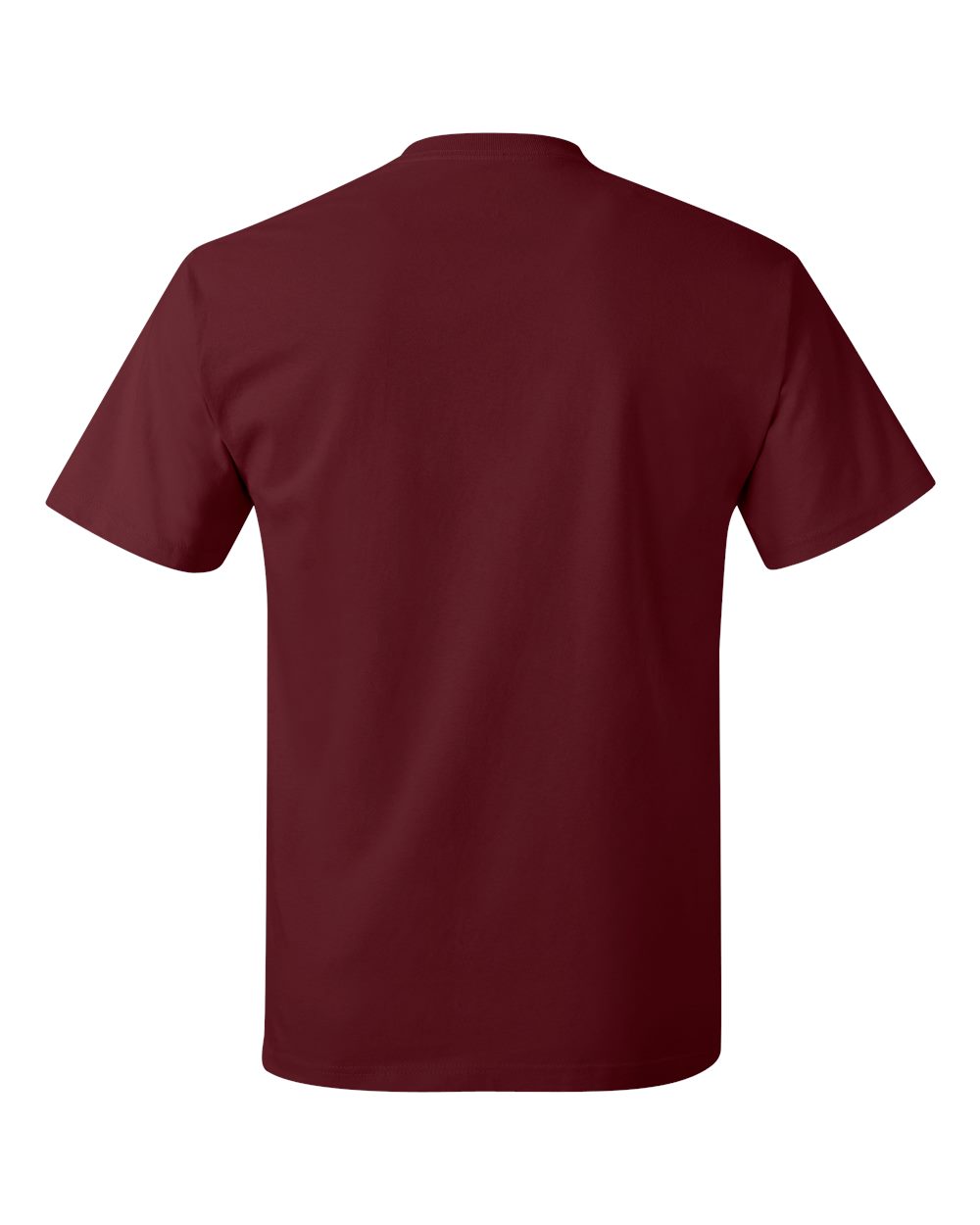 Unisex Authentic T-Shirt - Back - B00700533 - Maroon