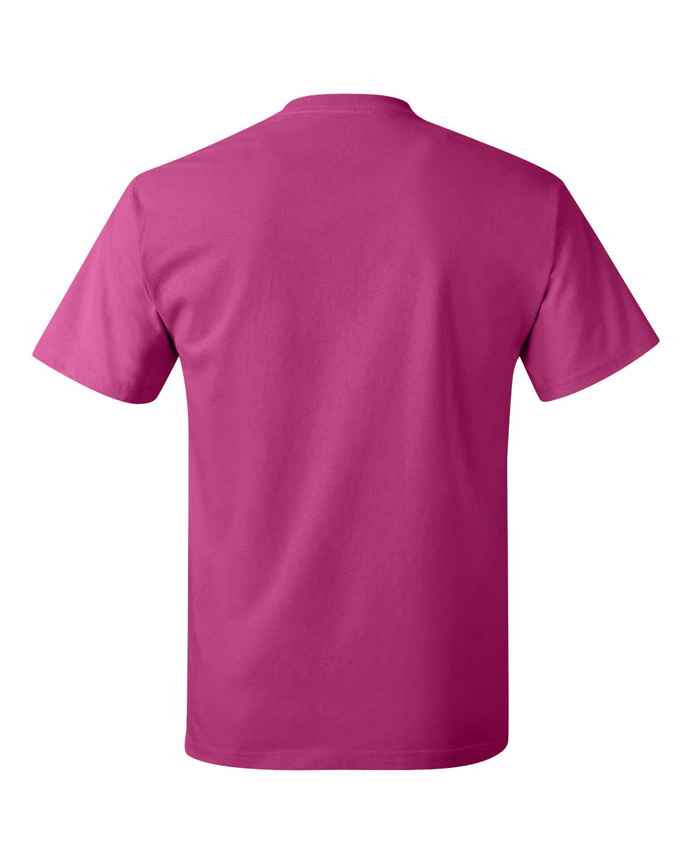 Unisex Authentic T-Shirt - Back - B00700693 - Wow Pink