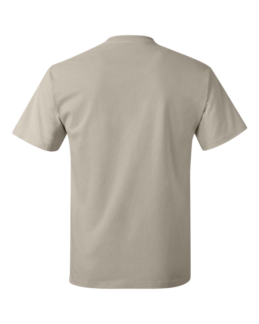 Unisex Authentic T-Shirt - Back - B00700733 - Sand
