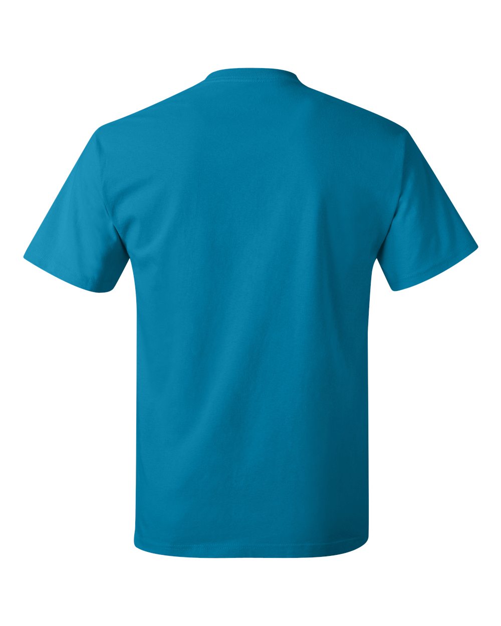 Unisex Authentic T-Shirt - Back - B00700763 - Teal