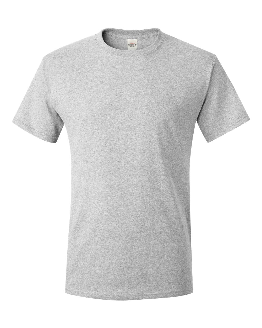 Unisex Authentic T-Shirt - Front - B00700023 - Ash