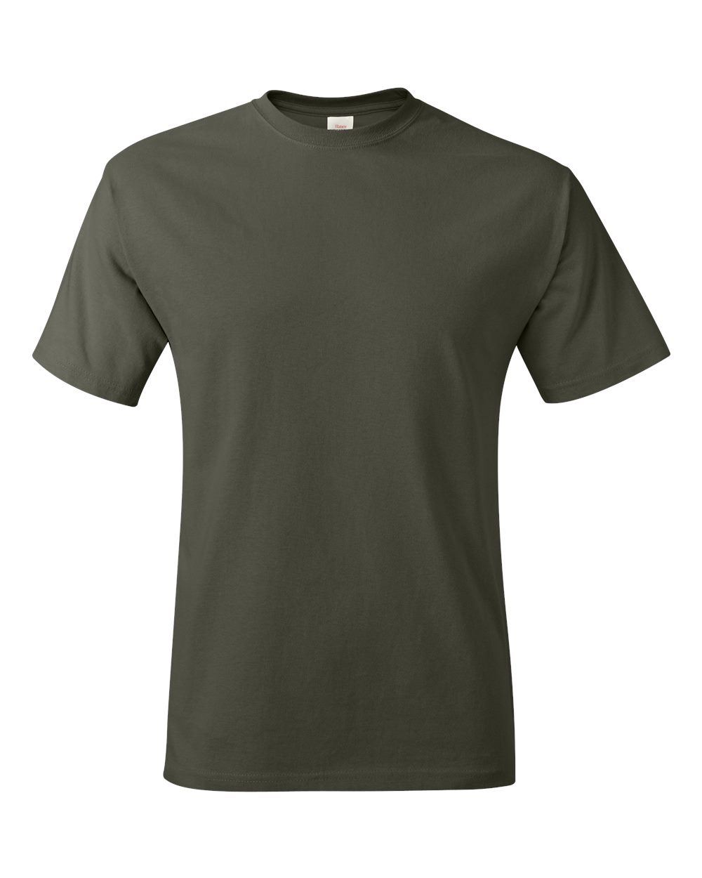 Unisex Authentic T-Shirt - Front - B00700063 - Fatigue Green