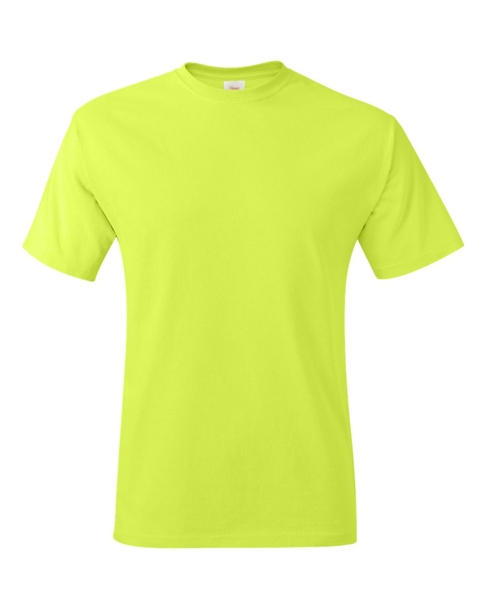 Unisex Authentic T-Shirt - Front - B00700163 - Safety Green