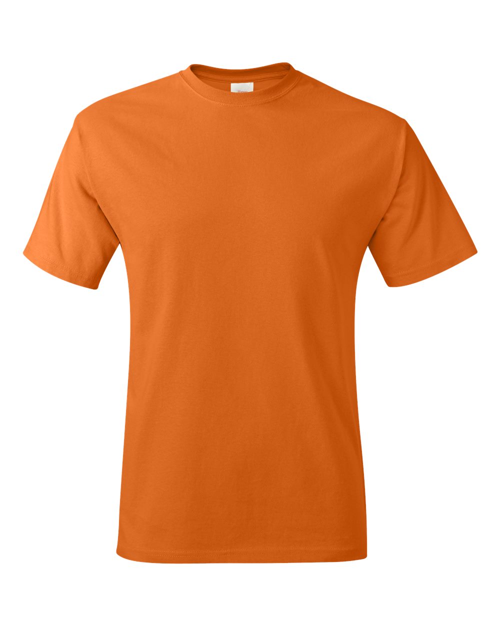 Unisex Authentic T-Shirt - Front - B00700343 - Safety Orange