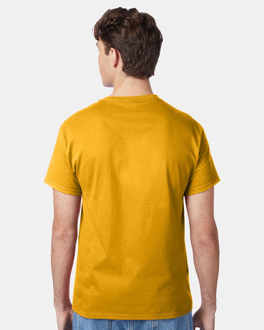 Unisex Authentic T-Shirt - OnModelBack - B00700124 - Gold