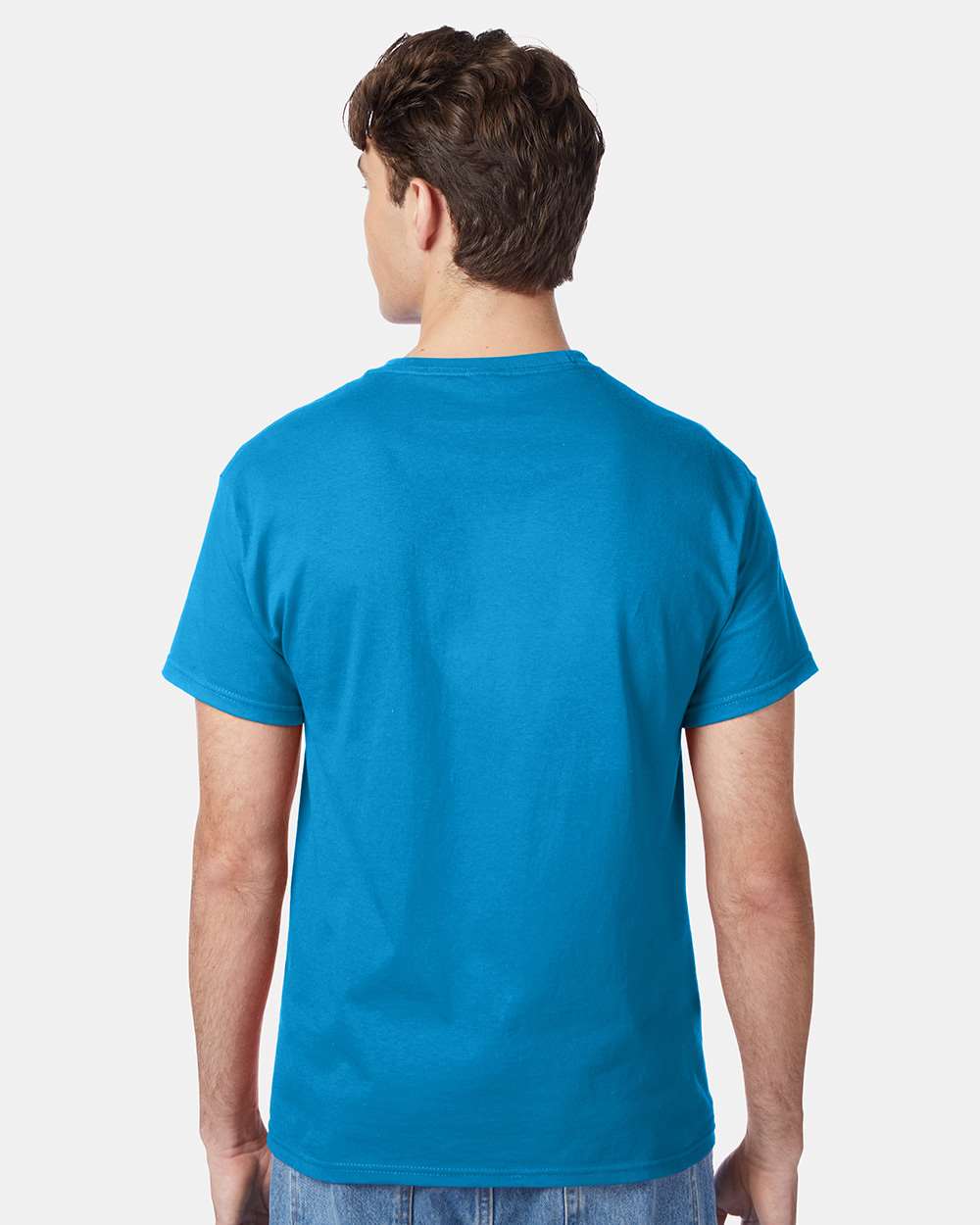 Unisex Authentic T-Shirt - OnModelBack - B00700763 - Teal